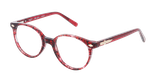 Lunettes de vue enfant 6 rouge - Vue de face