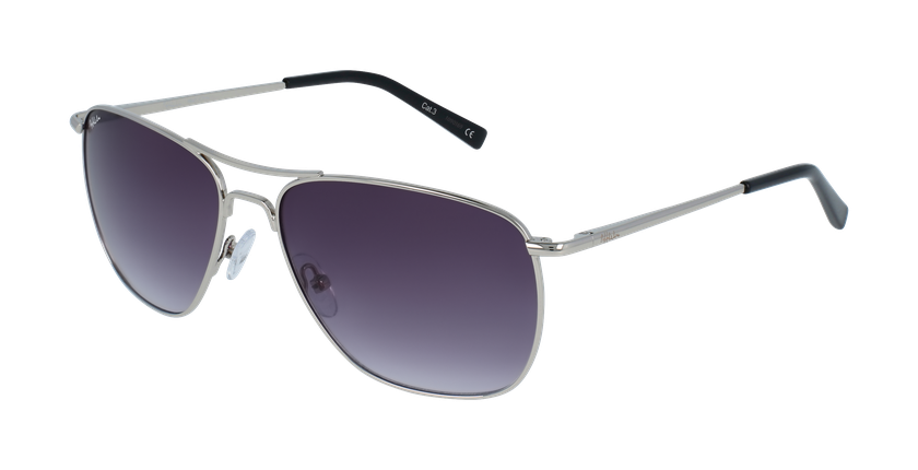 LUNETTES DE SOLEIL homme JOHN gris - Vue de face