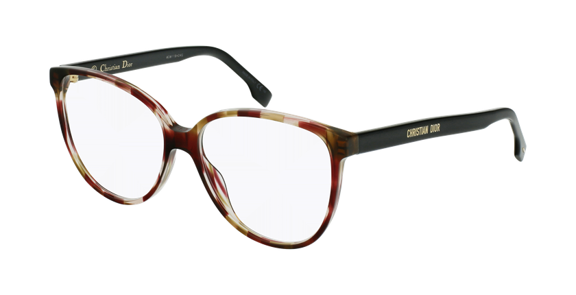 Lunettes de vue femme DIORETOILE3 écaille - Vue de 3/4
