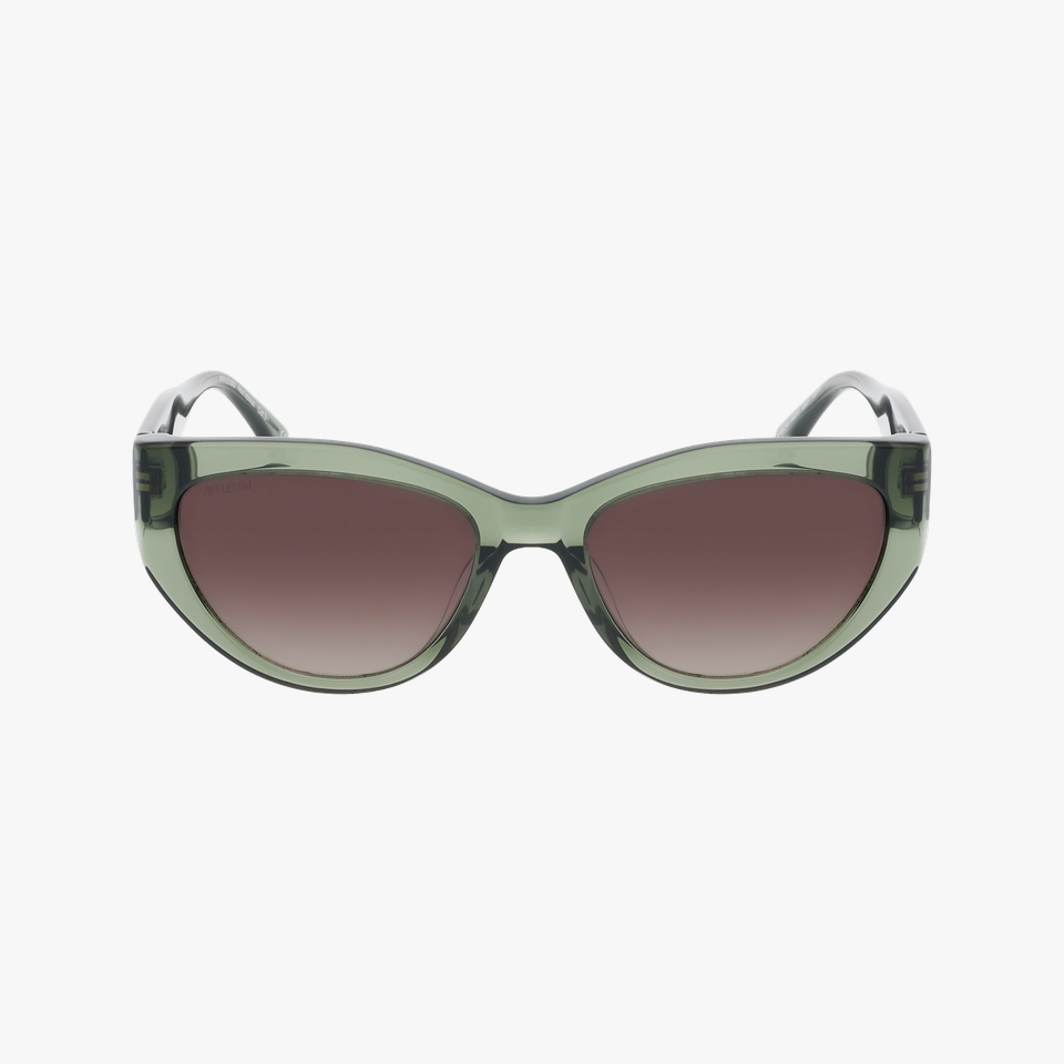 Lunettes de soleil femme VENISE vert - Vue de face