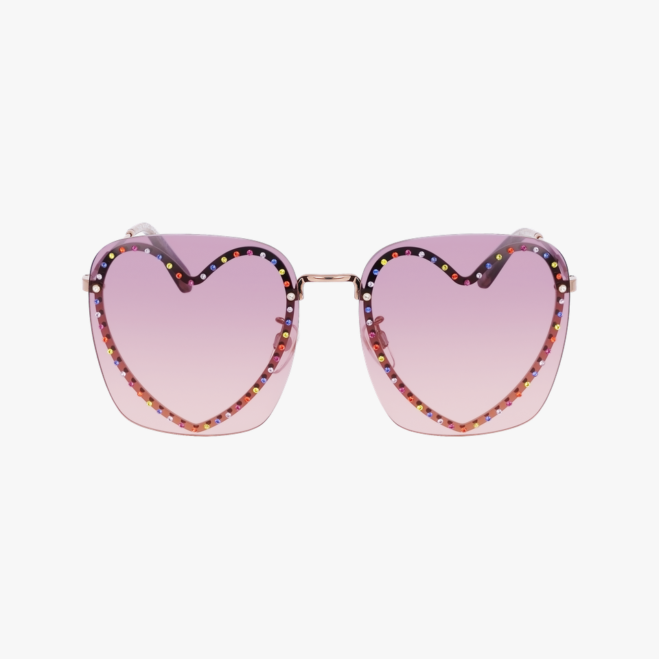 Lunettes de soleil femme MARC493S dorée - Vue de face
