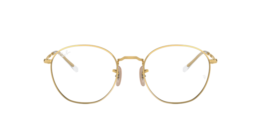 Lunettes de vue 0RX6472 dorée - Vue de face