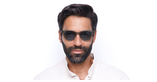 LUNETTES DE SOLEIL homme GG1116S gris - Vue de face