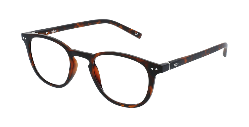 LUNETTES DE VUE FORTY anti-lumière bleue Écaille écaille/écaille - vue de 3/4