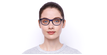 LUNETTES DE VUE femme RZERO6 bleu - Vue de face