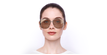 LUNETTES DE SOLEIL femme DIORSTELLAIRE6 gris - Vue de face