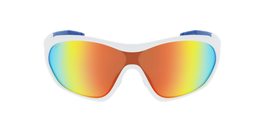 LUNETTES DE SOLEIL LUCIO blanc/bleuVue de face