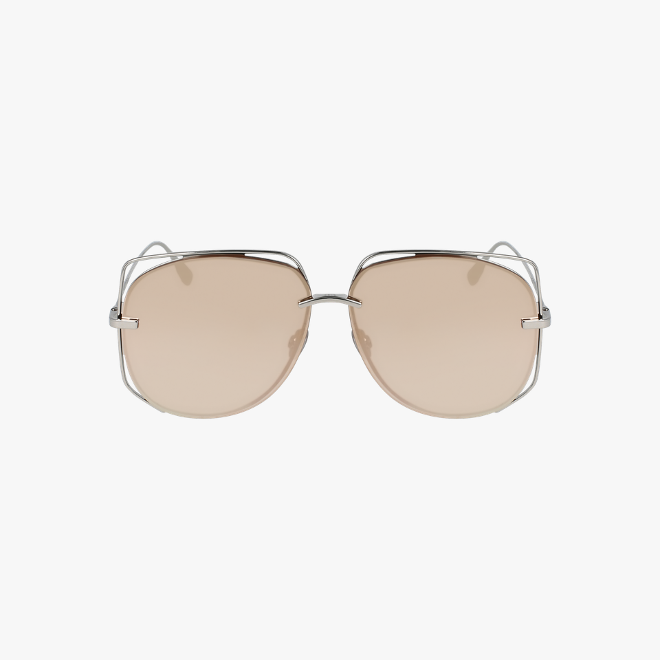 Lunettes de soleil femme DIORSTELLAIRE6 gris - Vue de face