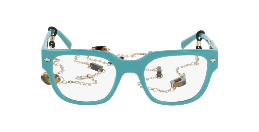 Lunettes de vue femme CARACTÈRES AUDACIEUSE vert - Vue de face
