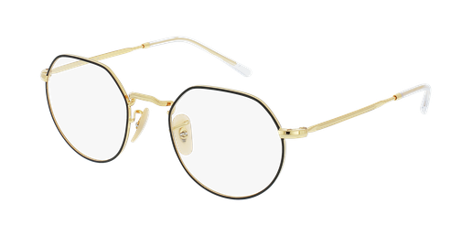 LUNETTES DE VUE JACK noir mat/doré