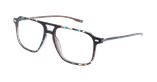 Lunettes de vue homme MAGIC245 écaille bleu/bleu - Vue de face