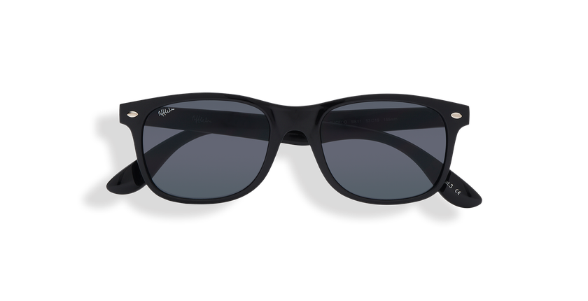 LUNETTES DE SOLEIL CARUCEDO noir - Vue de face