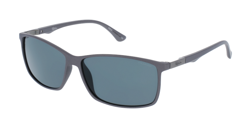 LUNETTES DE SOLEIL homme SHAUN POLARIZED gris - Vue de face