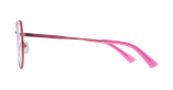 Lunettes de vue femme RZERO40 rose/dorée - Vue de face