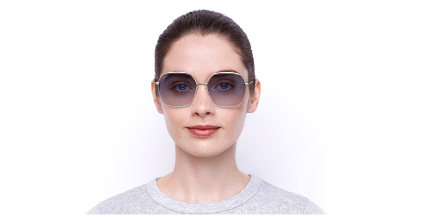 LUNETTES DE SOLEIL femme MALE rose - Vue de face