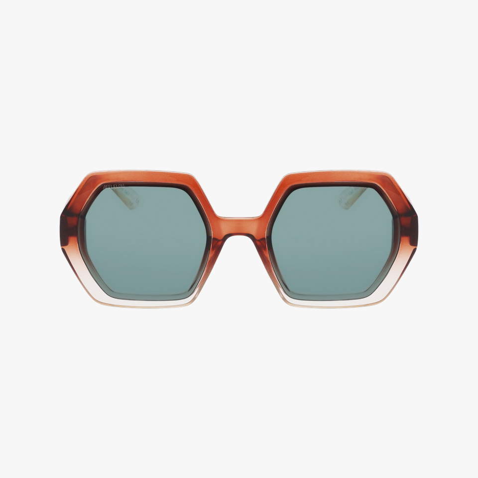 Lunettes de soleil femme ROSALIA marron - Vue de face