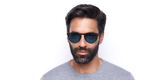 LUNETTES DE SOLEIL homme L609SND écaille - Vue de face