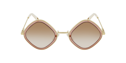 LUNETTES DE SOLEIL femme CE165S doréVue de face