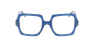 Lunettes de vue femme CARACTÈRES CHARISMATIQUE bleu