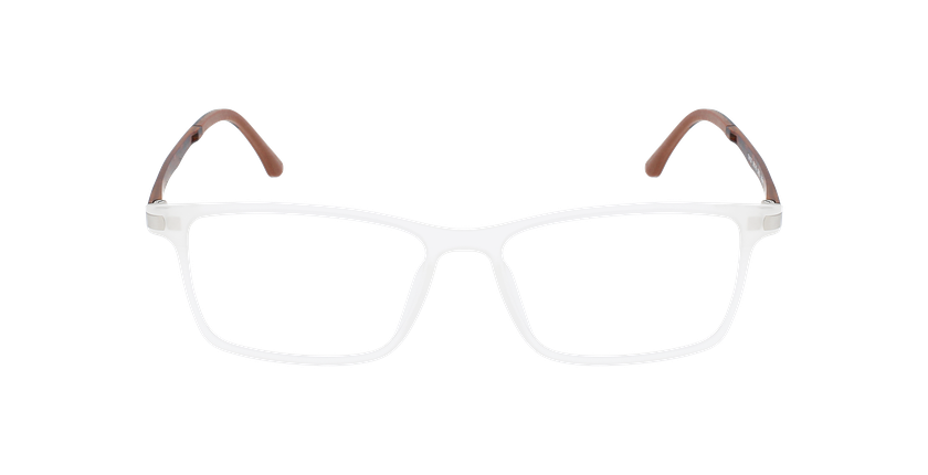 LUNETTES DE VUE homme MAGIC 130 blanc/argenté - Vue de face