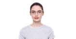 Lunettes de vue femme RZERO41 dorée - Vue de face