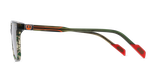 Lunettes de vue enfant 6 vert - Vue de face
