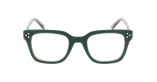 Lunettes de vue femme CARACTÈRES EXPRESSIVE vert - Vue de face