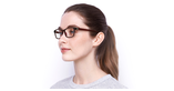 LUNETTES DE VUE femme RITA rouge - Vue de face