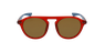 Lunettes de soleil femme BORNEO POLARIZED rouge/bleu
