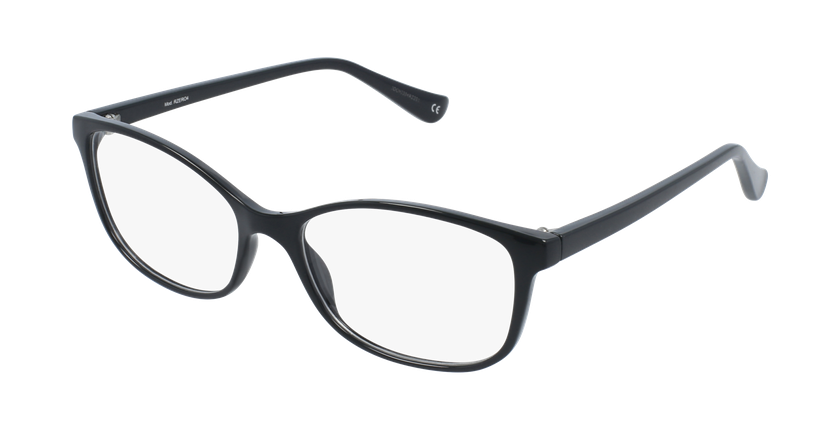 LUNETTES DE VUE femme RZERO4 noir - vue de 3/4