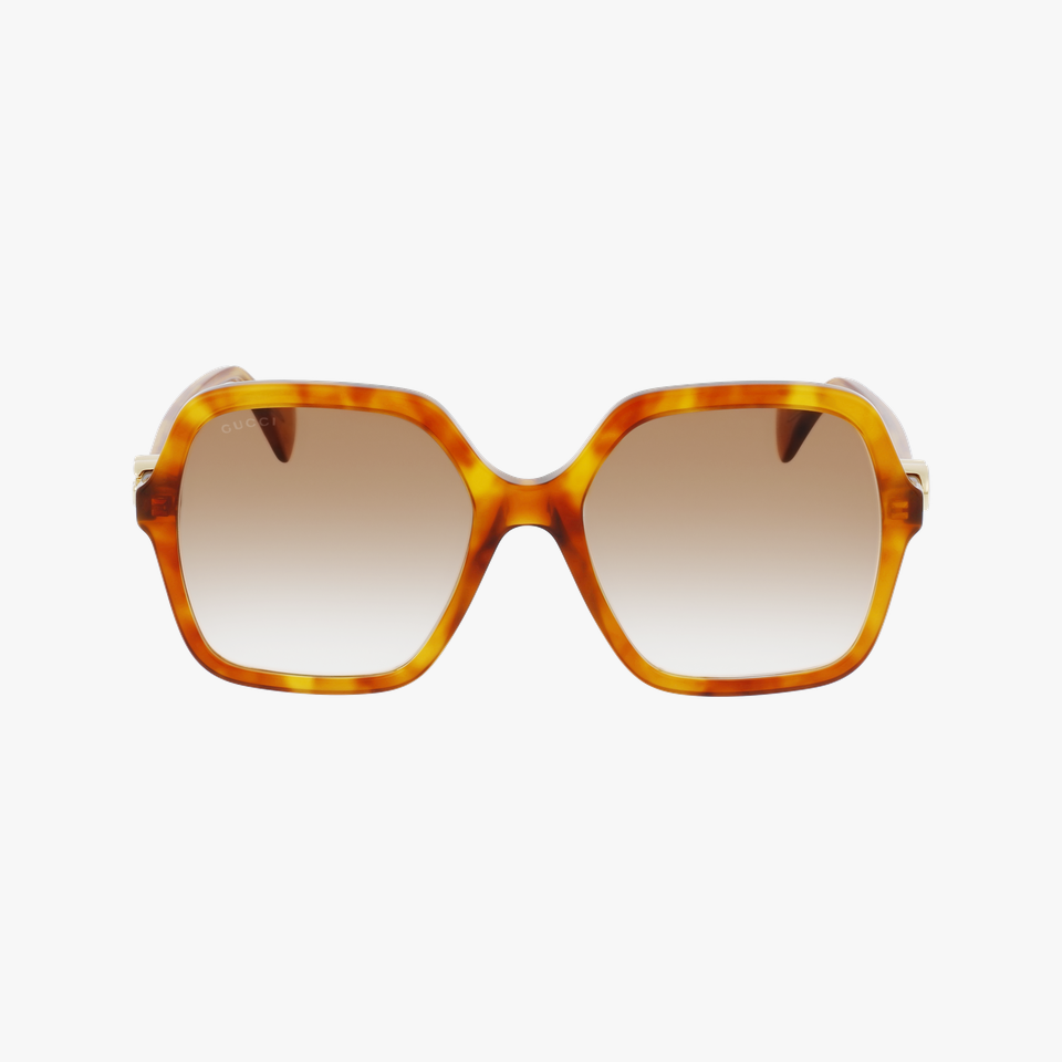 Lunettes de soleil femme GG1072S écaille - Vue de face