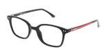 Lunettes de vue enfant LORIS noir/orange - Vue de face
