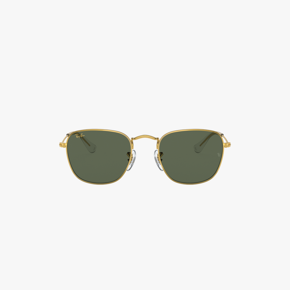 Lunettes de soleil FRANK JUNIOR dorée - Vue de face
