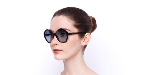 LUNETTES DE SOLEIL femme GU7813 écaille/bleu
