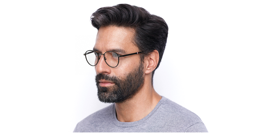 Lunettes de vue homme TH 1687 argenté - Vue de 3/4