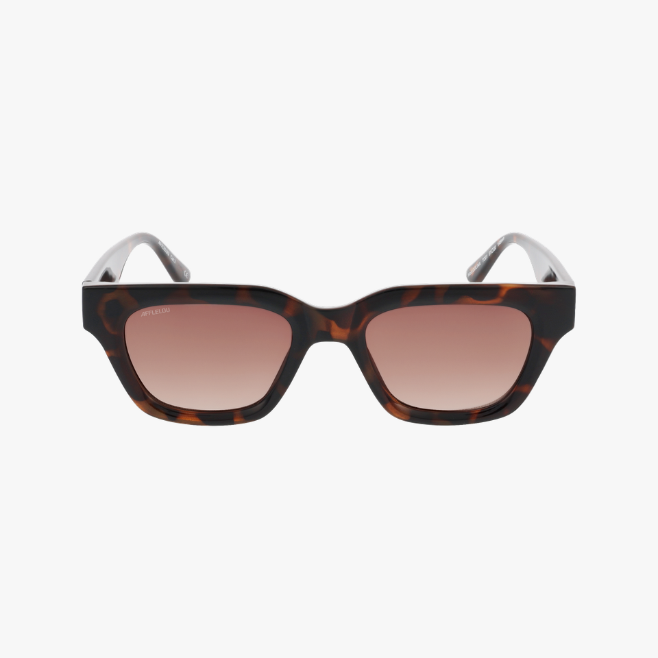 Lunettes de soleil femme COLINA écaille - Vue de face