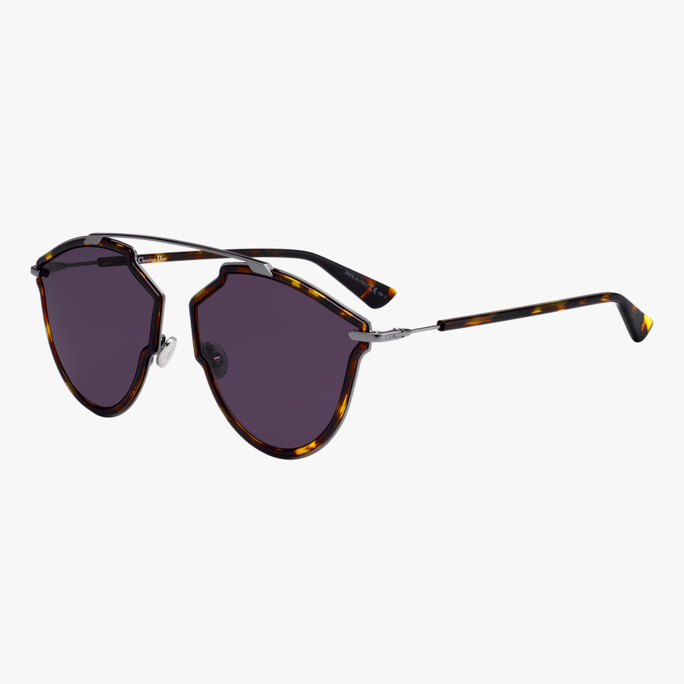 Lunettes de soleil femme DIORSOREALRISE écaille - Vue de face
