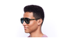 LUNETTES DE SOLEIL homme GG1286S écaille - Vue de face