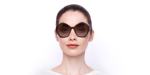 LUNETTES DE SOLEIL femme GU7813 bordeaux/marron