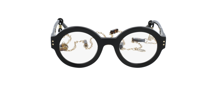 Lunettes de vue femme CARACTÈRES PERSPICACE noir - Vue de face