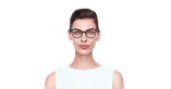 Lunettes de vue femme MAGIC250 vert - Vue de face