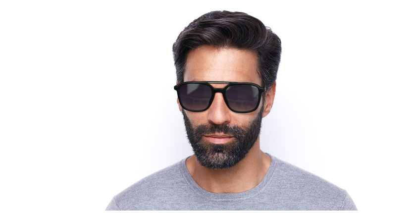 LUNETTES DE SOLEIL homme SPLA53 noir - Vue de face