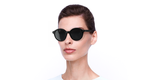 LUNETTES DE SOLEIL femme BA5001S noir - vue de 3/4