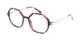 Lunettes de vue femme DIANE écaille - Vue de face