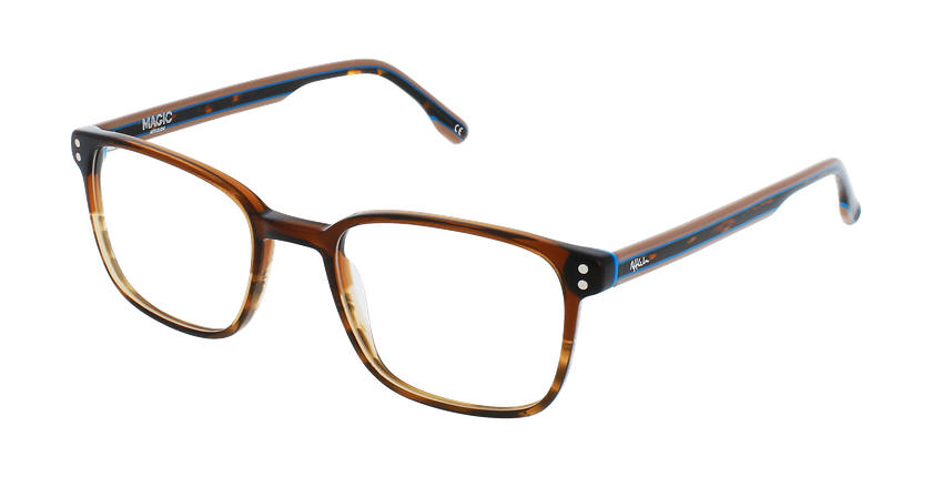 LUNETTES DE VUE homme MAGIC210 marron - Vue de face