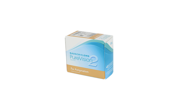 Lentilles de contact PureVision 2 HD for Astigmatism 6L - Vue de face
