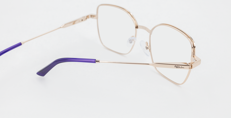 LUNETTES DE VUE femme MAGIC NAWEL violet/doré