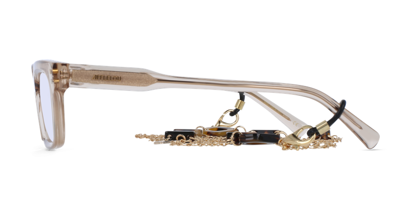 Lunettes de vue femme CARACTÈRES CRÉATIVE marron - Vue de face