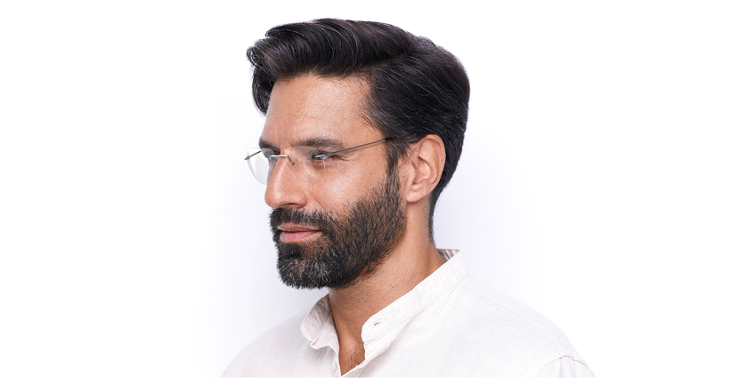 LUNETTES DE VUE homme MAGIC 138 doré/bleu - vue de 3/4