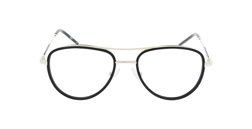 LUNETTES DE VUE homme MAGIC 185 noir/doré - Vue de face